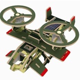 若态科技Robotime益智diy拼装玩具蝎子太阳能飞机创意模型P350