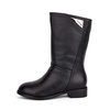 麦高 冬季新款女式时尚舒适流行保暖皮靴 B02902(黑色 35)