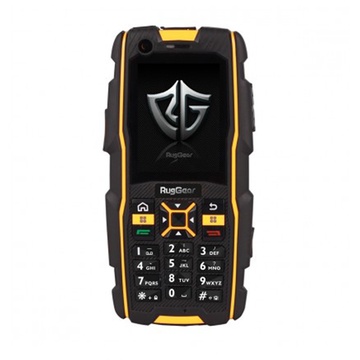 朗界ruggearrg922军用对讲定位三防手机gsm黑黄色