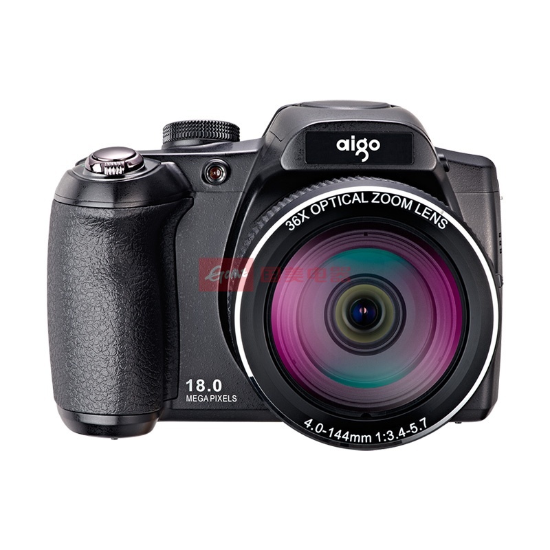 aigo/爱国者h100数码相机3寸翻转屏36倍长焦相机1890万像素(官方标配)