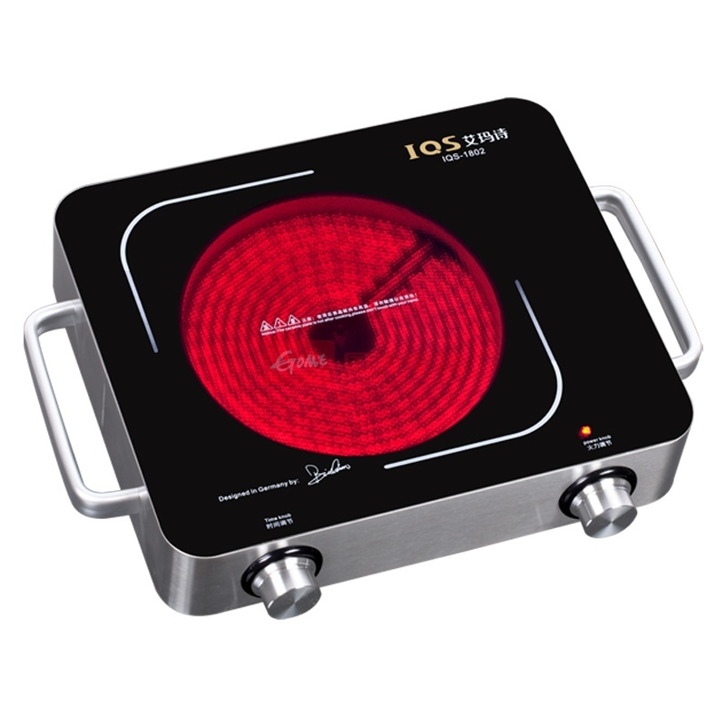 艾玛诗iqs-1802 电陶炉 远红外电陶炉 2200w大功率 不挑锅 * 家用时尚
