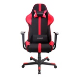迪锐克斯DXRACER FC91红黑针织面料人体工学电脑椅子/可躺办公座椅/午睡