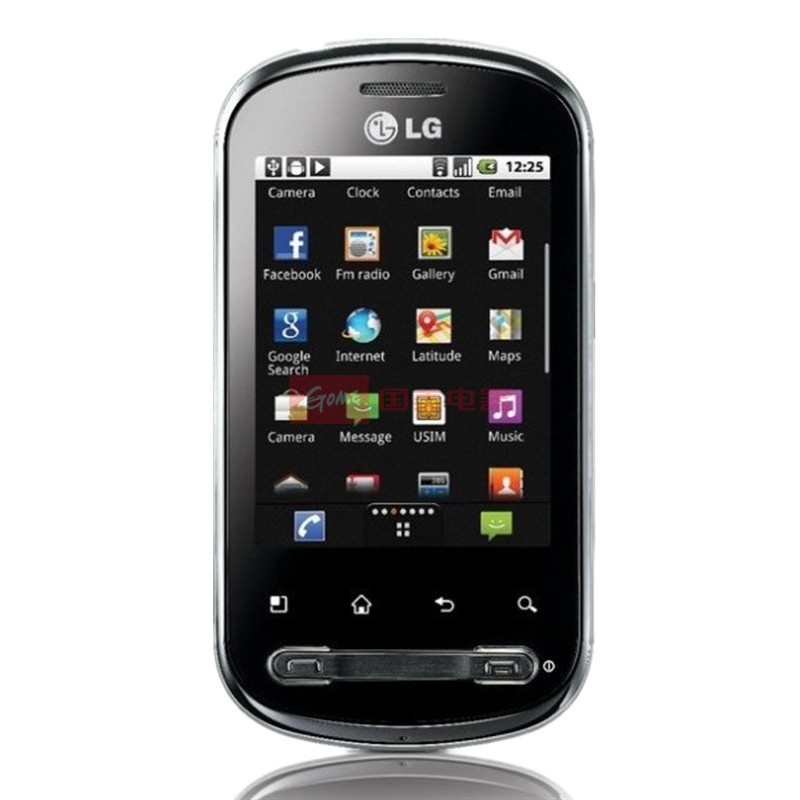 【lgp350手机图片】lg p350 3g智能手机 银色图片大全,高清图片时尚