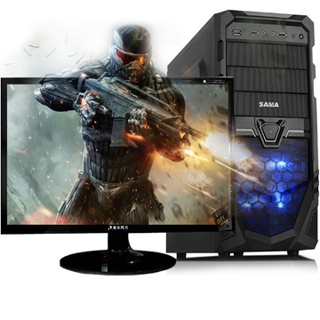 5寸高清娱乐家用台式电脑 a4-5300/4g/500g/核显