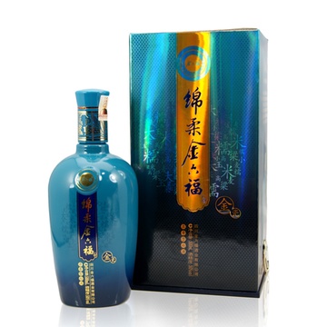 50度金六福 孔雀蓝绵柔窖酒500ml