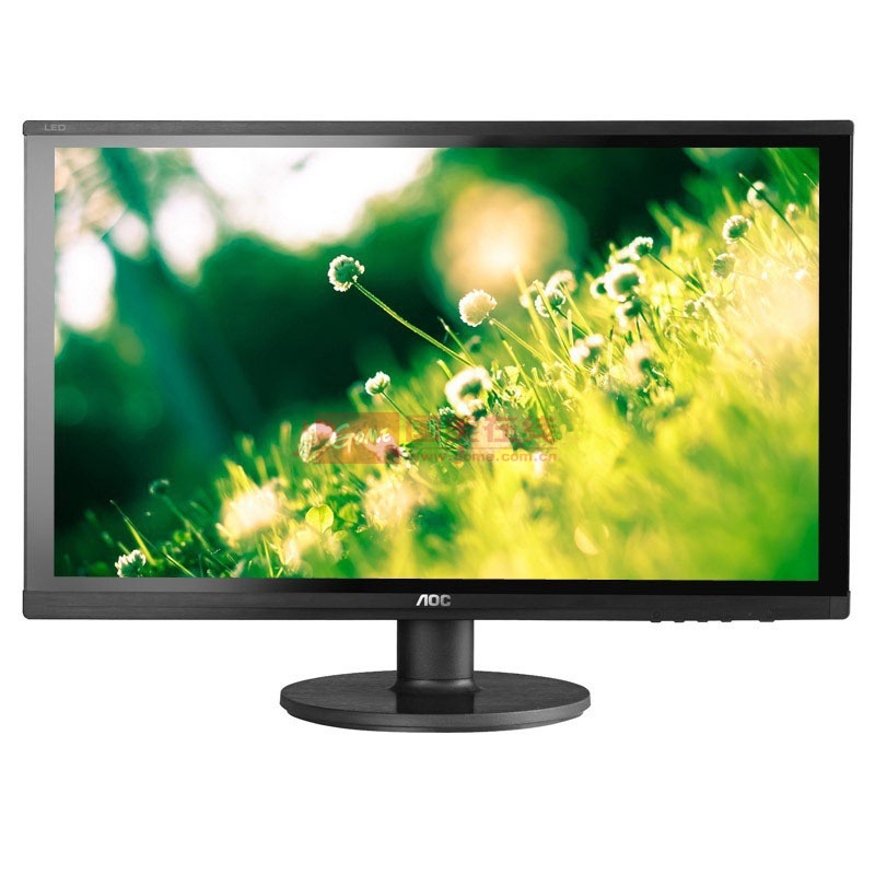 冠捷(aoc) e2460sg 24英寸宽屏led背光超薄时尚金属拉丝液晶显示器