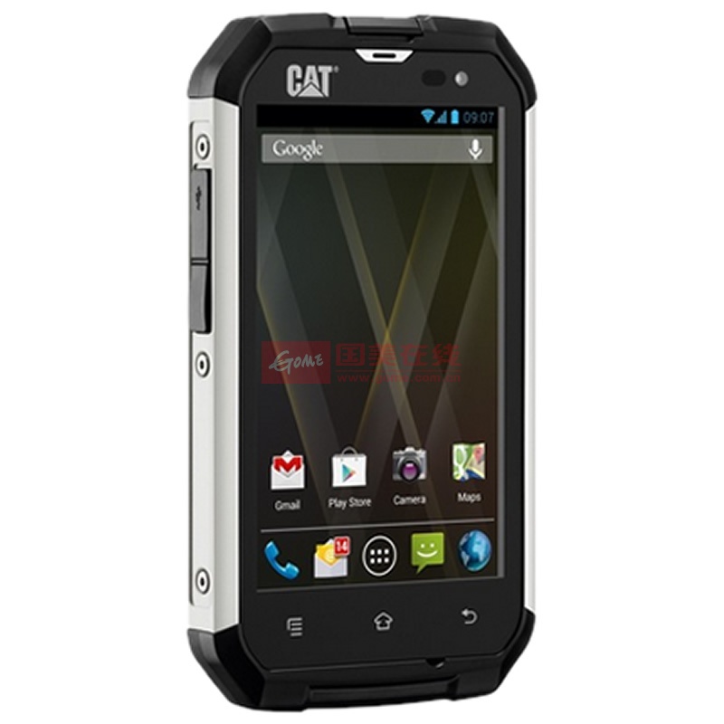 原装进口卡特彼勒 cat b15 双卡三防手机 手机智能安卓手机(黑银色