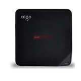 爱国者（aigo）PL6600便携式移动电源充电宝（白色）（6600mAh）(黑色)
