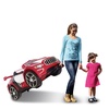 麦宝创玩 SX1328儿童电动车双驱遥控可坐四轮汽车电动童车(红色（单驱普配）)