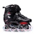 LABEDA五代V8溜冰鞋成人直排轮滑鞋成年人男女生旱冰鞋平花鞋开火平滑鞋(黑色 36)