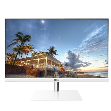 惠科(hkc) f3000 23寸高清超窄无边ips屏幕液晶电脑白色显示器24壁挂