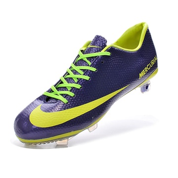 nike耐克mercurialvaporx刺客9代fg钉碳纤维底足球鞋紫39欧码