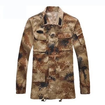 07式陆军作战冬作训演练迷彩服荒漠迷彩服新式冬作训迷彩套装长袖保暖