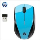惠普(HP) X3000 无线鼠标 适用左右手鼠标 大鼠标 省电 家用办公游戏通用 三色可选(蓝色)