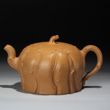 名壶秋月 年轮 宜兴紫砂壶 茶壶原矿老段泥 殷俊峰 全手工薄胚