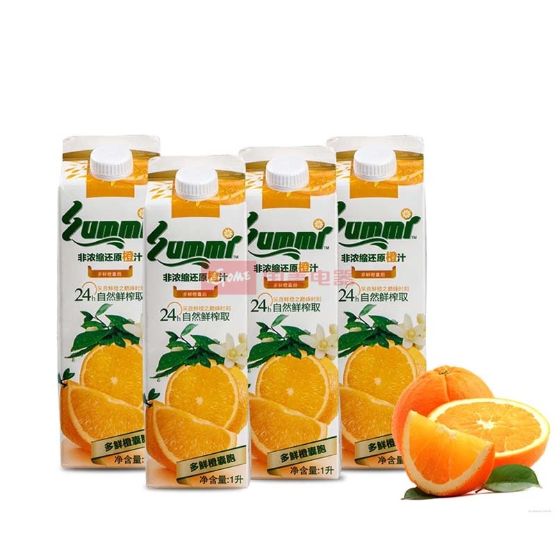 森美nfc橙汁无添加果汁健康饮料鲜橙汁家庭宴请年装1l*192瓶图片大全