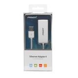 品胜（PISEN）USB以太网转接器USB2.0 苹果macbook pro/Air转换器外置网