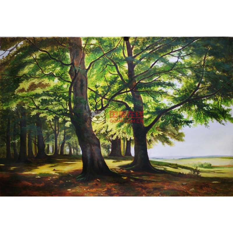 苏斌夏日的生机布面油画