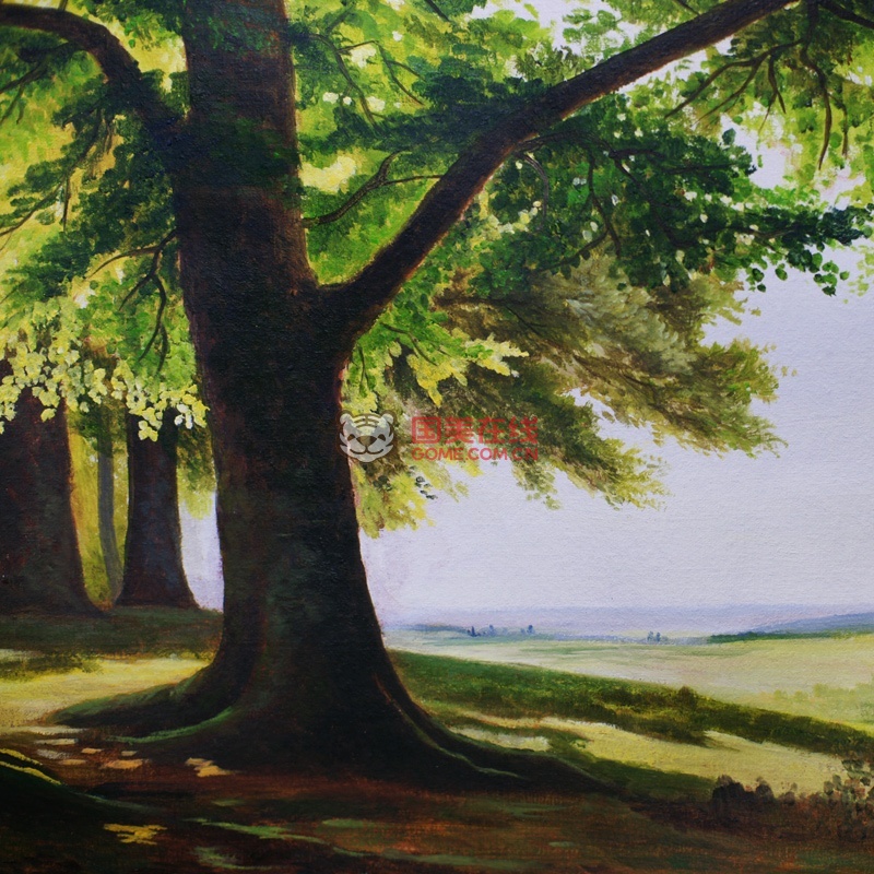 苏斌夏日的生机布面油画