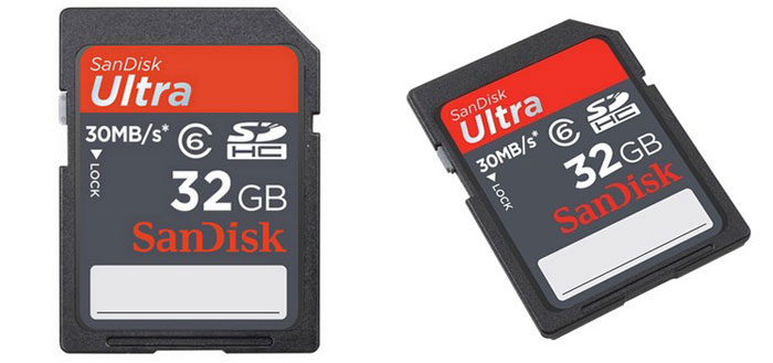 闪迪(sandisk)ultra 32gb sdhc存储卡(class6)