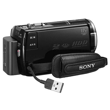 索尼(sony)hdr-pj50e数码摄像机(黑色)710万像素 12倍光变 3.