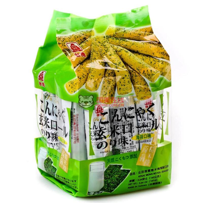 【其他北田米卷脆棒进口饼干糕点】北田蒟蒻糙米卷